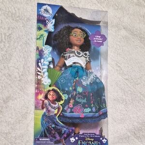 Disney Encanto Singing Mirabel Doll with Black Hair and Blue Dress